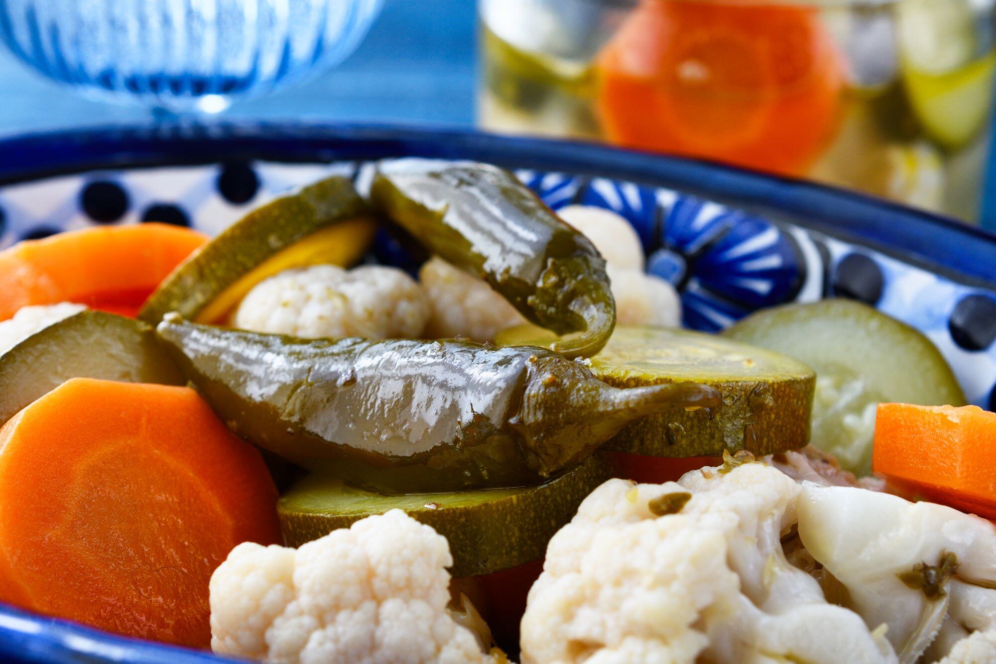 Escabeche,Mexican Pickled Vegetables reduced