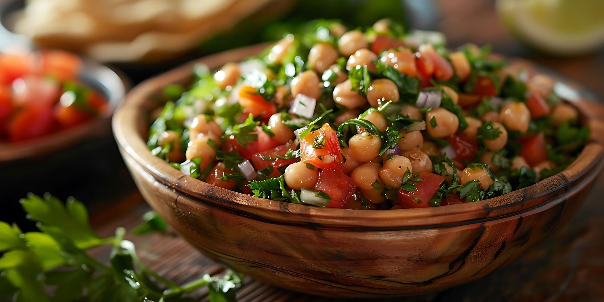 closeup-wooden-bowl-filled-with-chickpea-salad-with-parsley-tomatoes-food-photography reduced